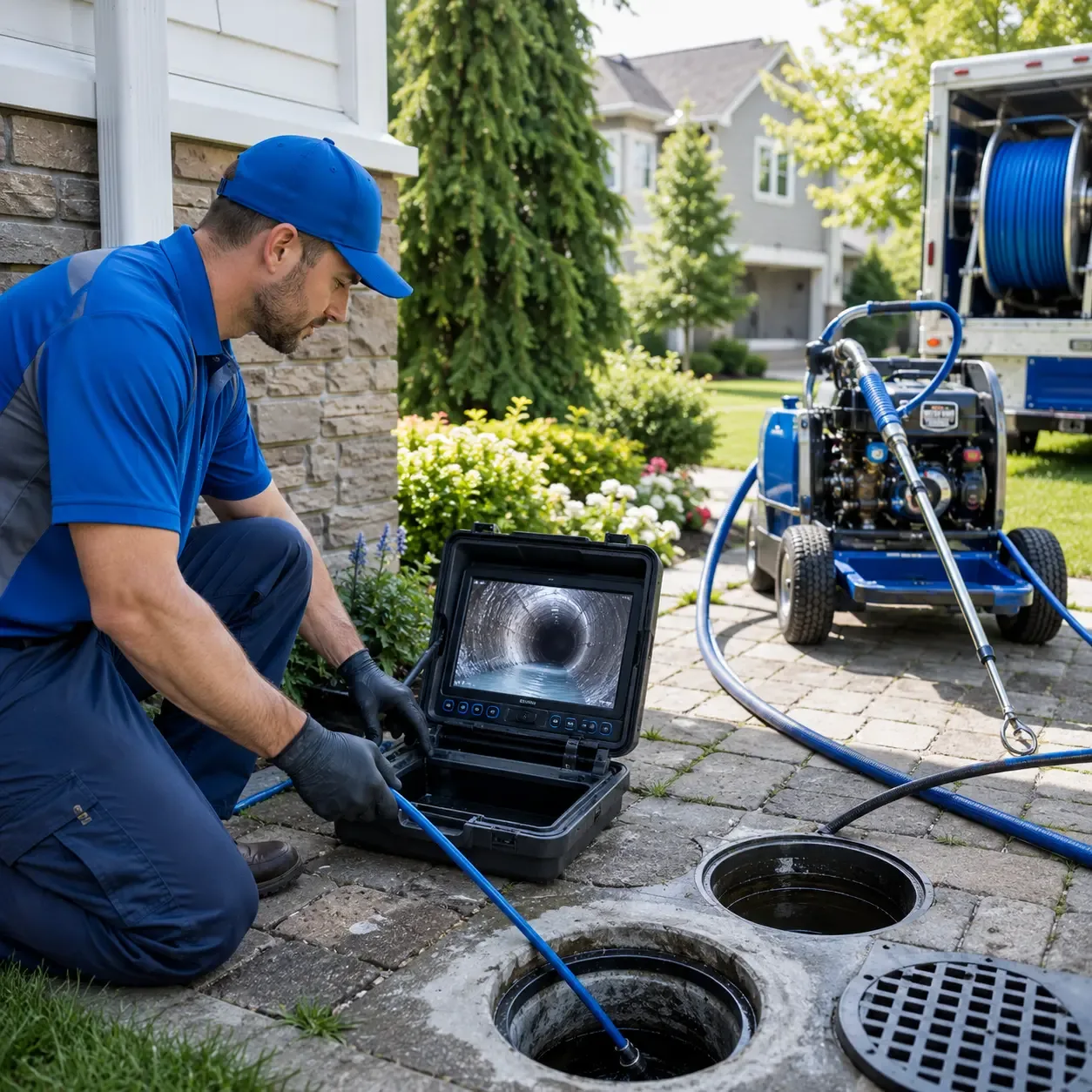 Outdoor drain cleaning professionals serving Minster, OH