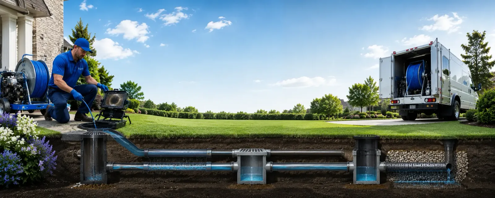 Outdoor drain cleaning information for Minster, OH